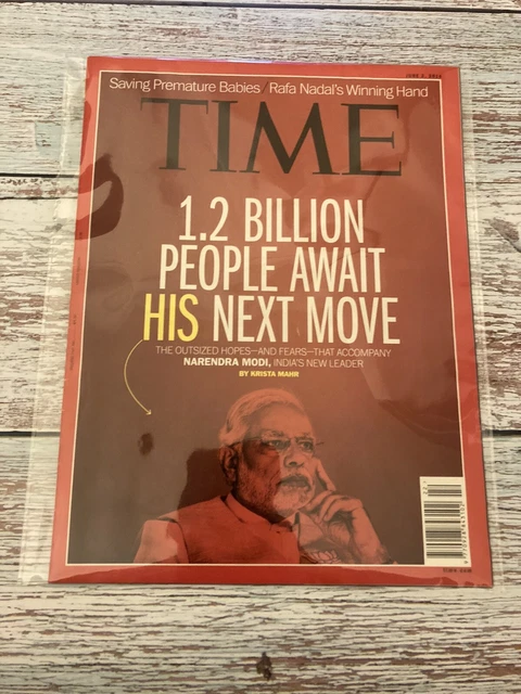 Narendra Modi Time Magazine June 2 2014 - 1.2 Billion People Await His Next Move