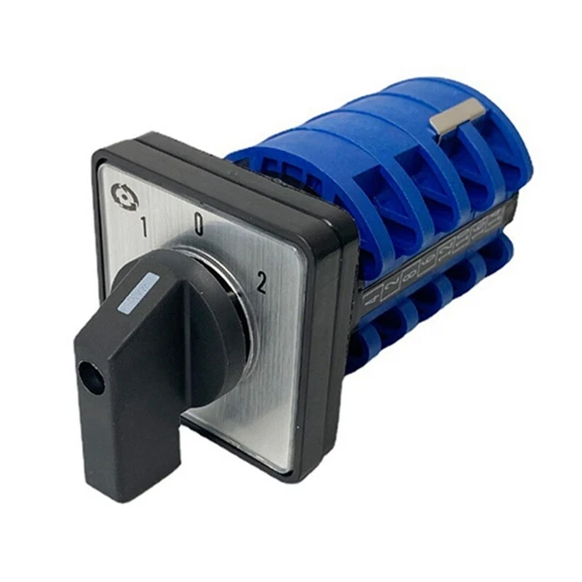 On-Off-on 3 Position 4 Phases 20A 500V Speed Motor Switch LW8-20 P7X5