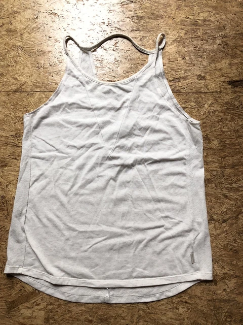 Damen Tank Top Sportshirt Gr. S WEISS von Quechua Decathlon