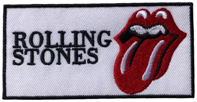 THE ROLLING STONES - Text Logo - 5 x 9,8 cm - Patch - 169391