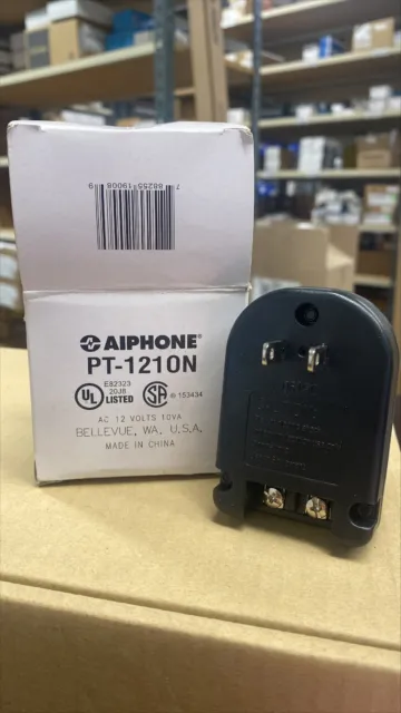 Aiphone PT-1210N 12V AC Transformer - Compatible with CCS-1A, EL-12S, IE-8MD, an