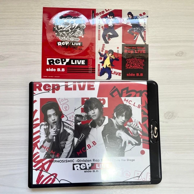 HYPNOSIS MIC RULE the Stage Rep LIVE side B.B Blu-ray Disc + Sticker ...