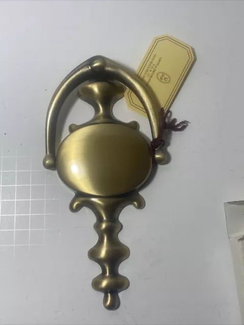 Brass Door Knocker Solid Brass Classic Traditional G & D Polished Metal Spain