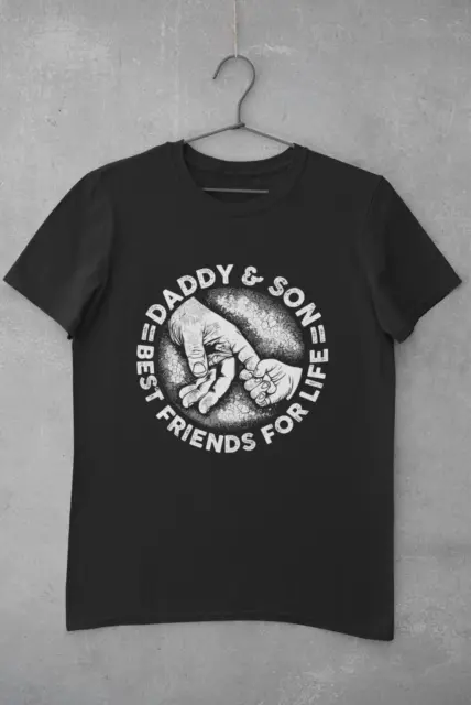 T-shirt papà & figlio regalo compleanno uomini papà donne migliori amici per la vita