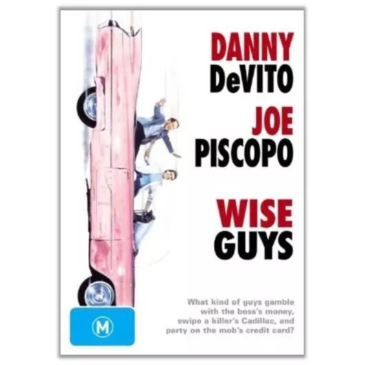 Wise Guys (DVD, 1986) Region 4 (Danny DeVito, Joe Piscopo, Harvey Keitel) SEALED