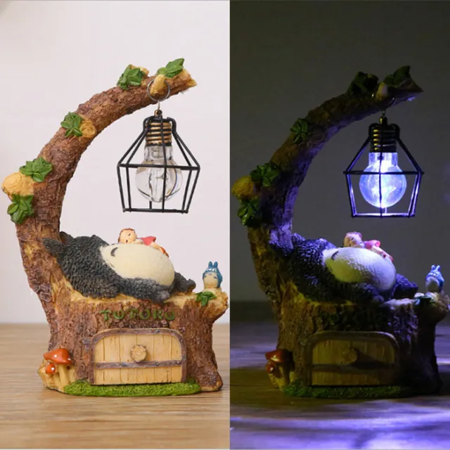 Anime Figure Studio Ghibli My Neighbor Totoro Man Night Light LED Lamp Xmas Gift