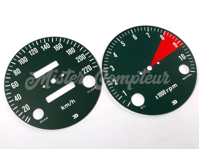 2 fonds de compteur/cadrans - km/h & compte-tours - pour HONDA cb 750 four K1