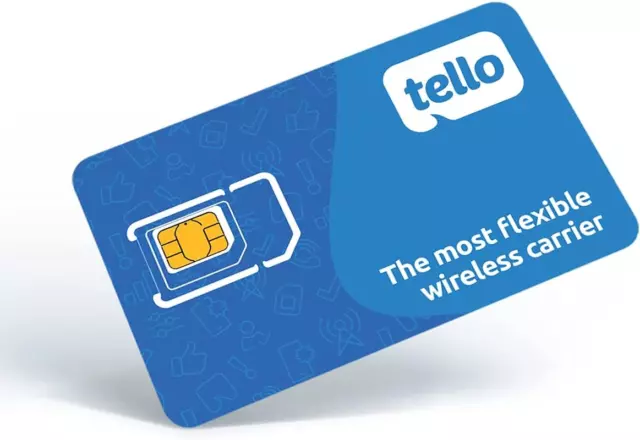 Tello Mobile Bring Your Own Phone 3 in 1 SIM Card Kit