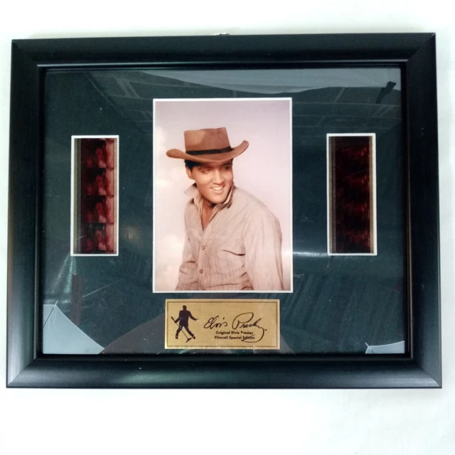 ORIGINAL ELVIS PRESLEY Filmcell Special Edition Picture Frame Certified ...