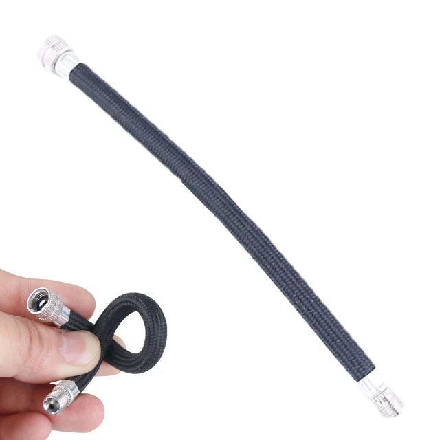 BIKE TYRE AIR Pump Inflator Replacement Extension Hose Tire Valve
