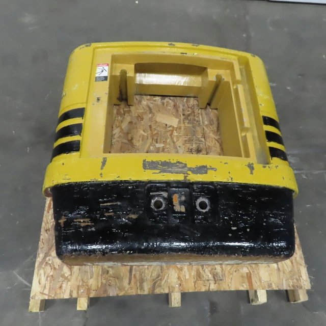 Caterpillar Fork Lift Truck Counter Weight Removed from a 2EC30