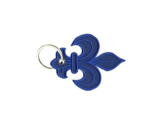 Parche Bordado Con Diseño De Bandera Francesa Y Flor De Lis - Ideal Para Personalizar Ropa O Mochilas