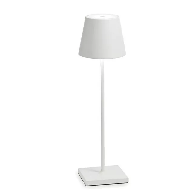 Lampada led 6W da tavolo touch ricaricabile usb 3 tonalità luce senza fili IP54