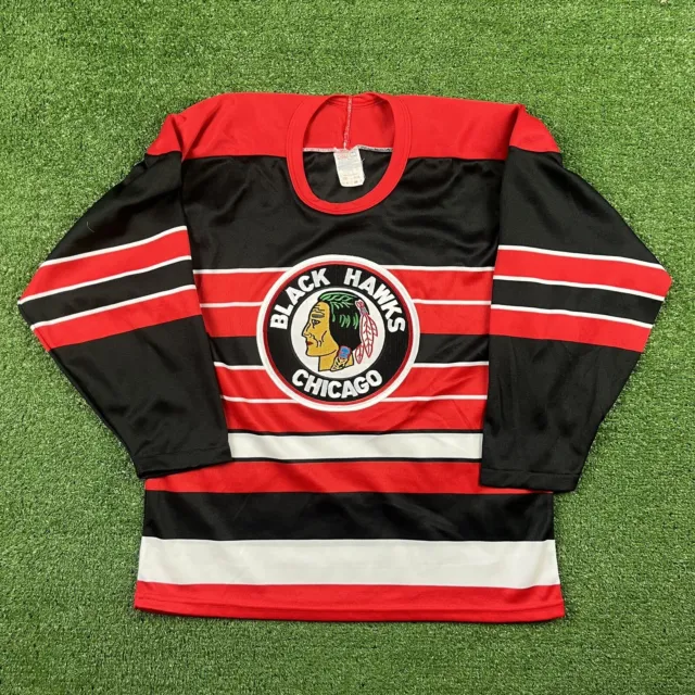 Chicago Blackhawks Vintage TBTC CCM NHL Jersey Size Medium