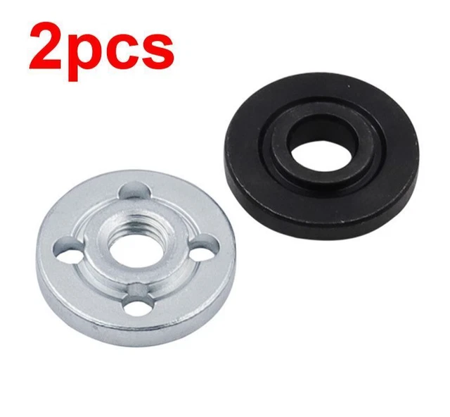 2Pcs Lock Nuts Flange Nut Inner Outer Kit Stainless Steel Angle Grinder Tools