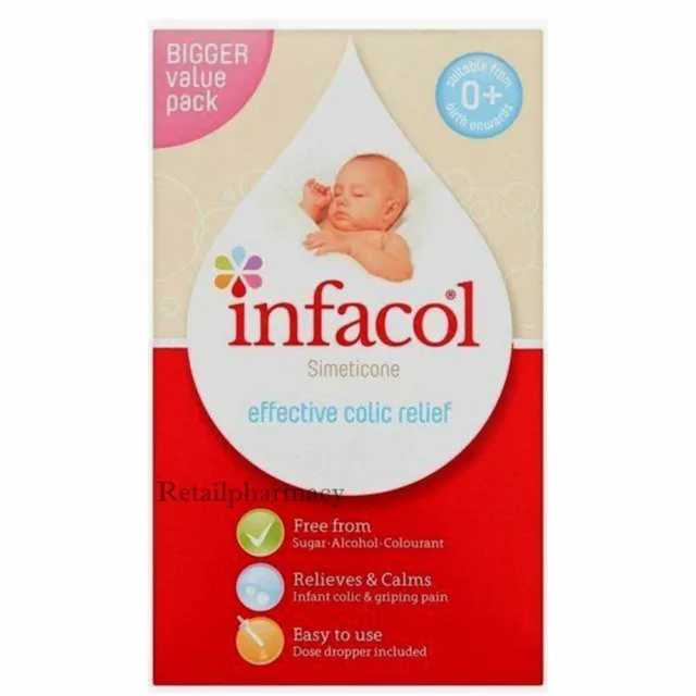 Infacol Colic Relief Drops for Babies 85ml - Bigger Value Pack Exp 07-2025