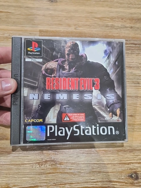 ps1 RESIDENT EVIL 3 NEMESIS Boxed With Manual PAL Version ps2 ps3