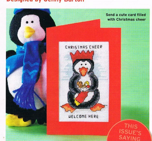Sprüche von Stitchers. Kreuzstichmuster aus Magazin - WEIHNACHTSFREUDE
