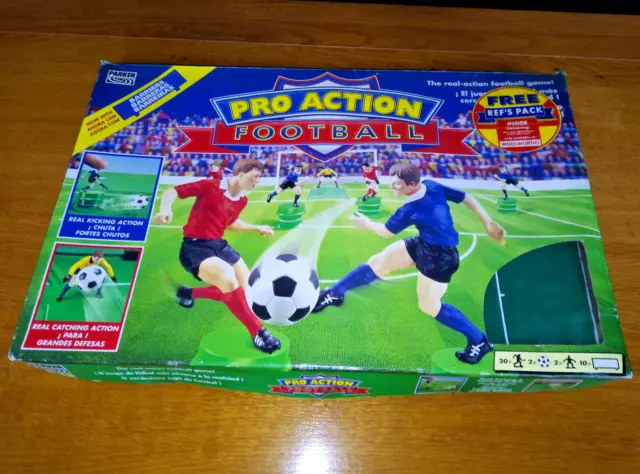 VINTAGE PARKER PRO Action Football Game BOXED 1990s Table Soccer