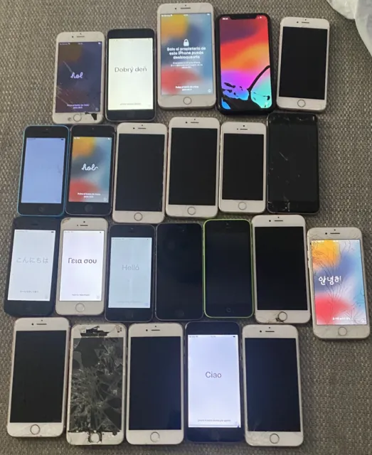 FAULTY Batch / Job Lot of Mixed iPhones (MICIPJL)