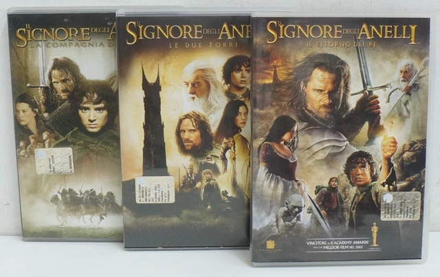 IL SIGNORE DEGLI Anelli - Trilogia Completa (3 DVD) Versione da edicola