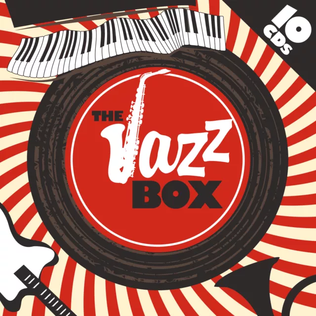 CD The Jazz Box De Varios Artistas 10CDs