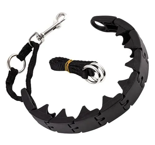Ram-Dog Training Pinch Collar Large Triple Crown Gentle Effective/No Barking ...