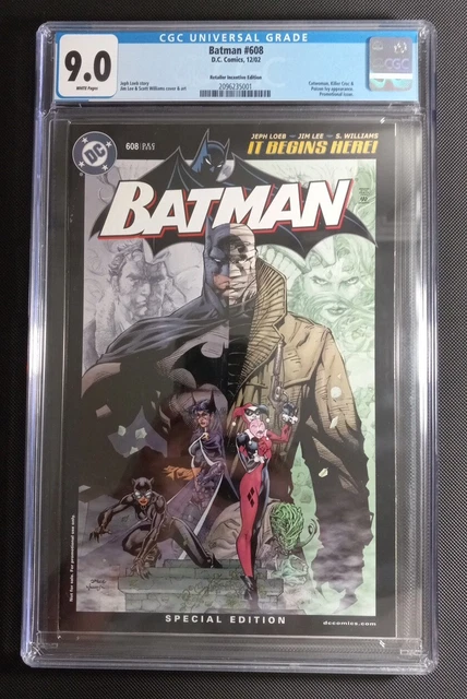 Batman 608 RRP Variant CGC 9.0 Jim Lee