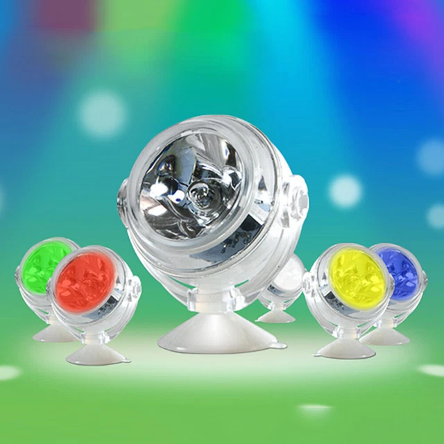 Aquarium Fish-Tank Submersible LED Spotlight Lighting' Underwater USB Lamp