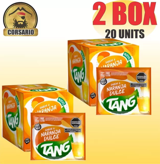 TANG Juice Powder Sweet orange Flavor 2 BOX-40 UNIST