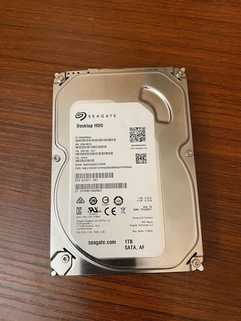 Seagate Barracuda ST1000DM003 7200RPM 1TB 3.5" Desktop Hard Drive  SATA 6.0Gbps
