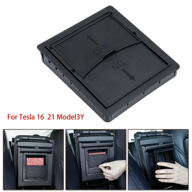 Armlehnenbox Aufbewahrungsbox für Tesla Modell 3 perfekt für Dokumente und meh