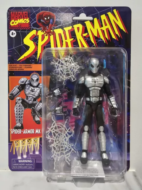 Marvel Legends Spider-Man Spider-Armor MK I Retro Action Figure Hasbro