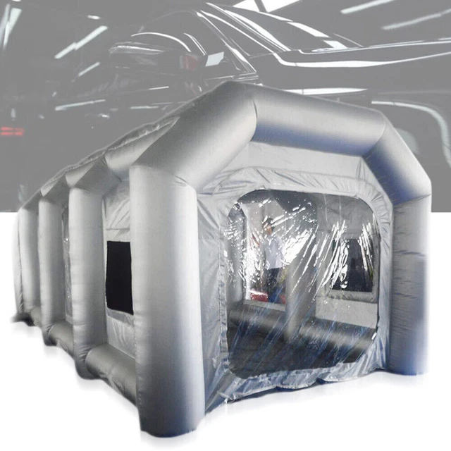 Cabina spray gonfiabile portatile tenda spray booth senza asciugacapelli 4*2,5*2,2 m