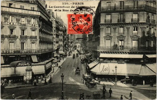 CPA PARIS 9e - Le Carrefour de Chateaudun et la rue de Maubeuge (77910)