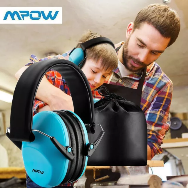 Mpow Kids Foldable Ear Muffs Children Defenders Hearing Protection With Free Bag