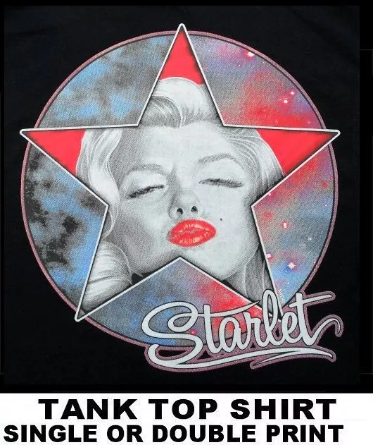 Beautiful Sexy Iconic Super Movie Star Marilyn Monroe Celebrity Tank Top Shirt