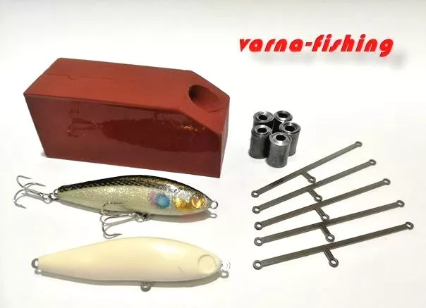 Aluminium Dual Color Kit Lure Lures Bait Mold Injector for Soft