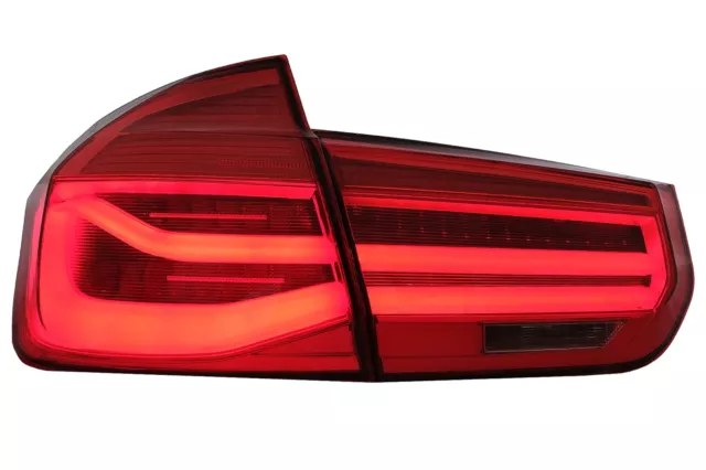 LED Feux Conversion en Look LCI pour BMW 3 F30 Pre LCI LCI 2011-2019 Rouge Clair 2