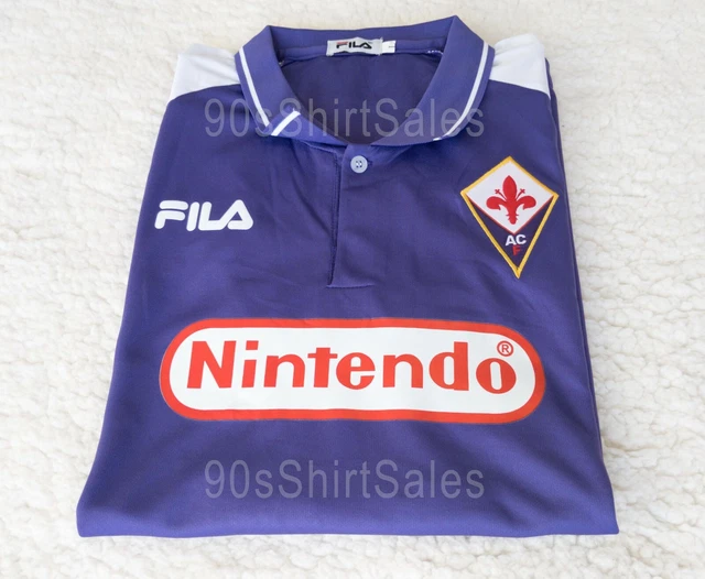 1998 FIORENTINA NINTENDO Batistuta Rui Costa retro football soccer