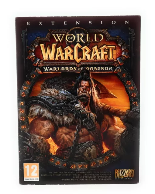 World Of Warcraft Expansion Warlords Draenor PC/Mac Blizzard French version WOW