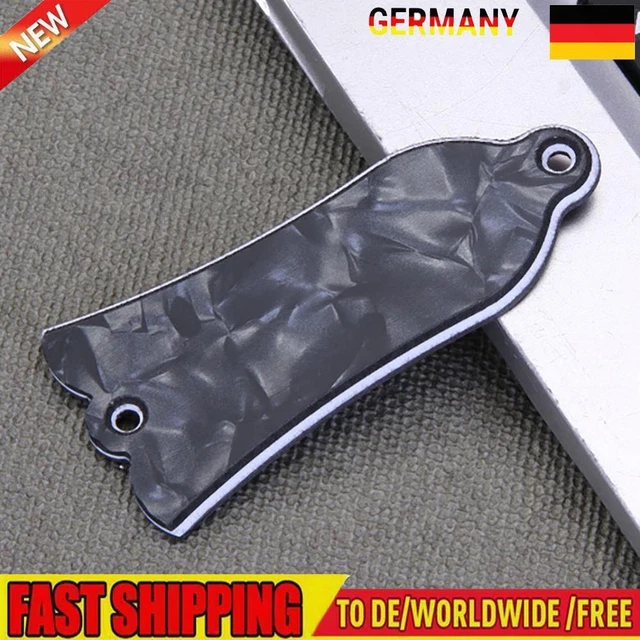2 Löcher Aluminiumlegierung Guitar Truss Rod Cover Glockenform passend für e-Git