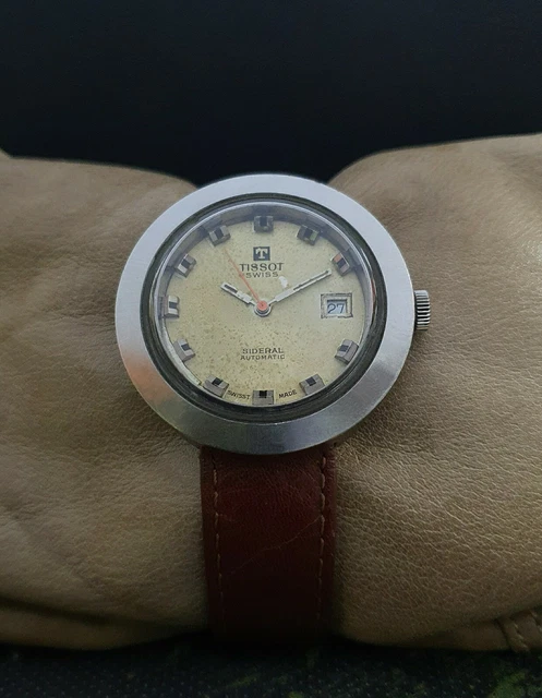 Tissot Orologio Donna Automatico Svizzero - Quadrante Madreperla, Cinturino Rosso Pelle, 35mm - Modello T0992071611800