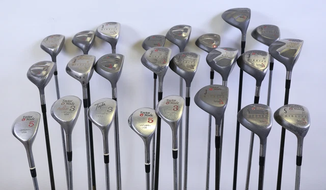 Wholesale Lot of 24 Various TaylorMade Fairway Wood Golf Clubs