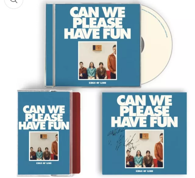 Kings of Leon -Can We Please Have Fun CD , Cassette & Signed Art Card