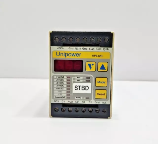 Unipower Hpl423 Digital Power Control Unit 24 Vdc