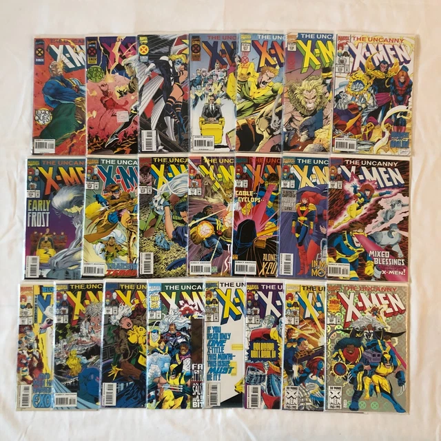 Uncanny X-Men / Lot Of 22 Comics / #300-321 Complete Run / Marvel