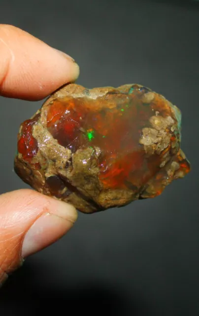 Opal Rough Welo Lose Natürlich Äthiopische Feuer Opal Roh Stein 96.65 Karat