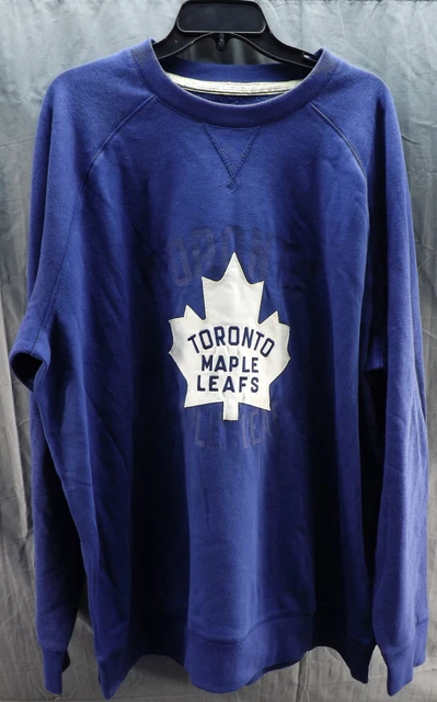 New CCM Toronto Maple Leafs NHL Hockey Sweatshirt Blue Men's XXL