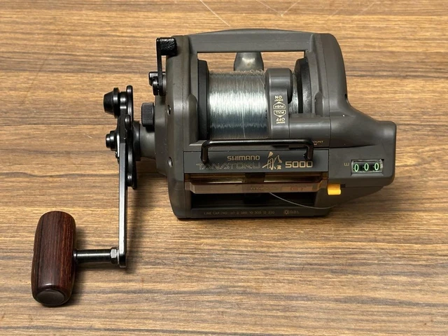SHIMANO TITANO TANATORU GT5000 Boat Fishing Reel Used Tested